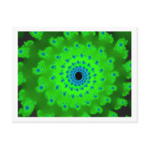Green spiral postcards by James_Falconer Green spiral postcards