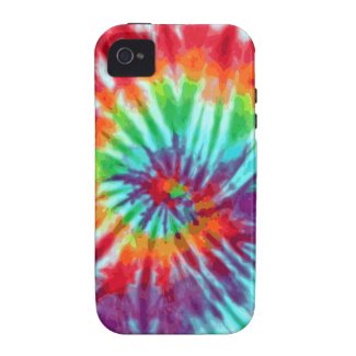 Green Spiral Tie-Dye Casemate iPhone 4 Tough iPhone 4 Case