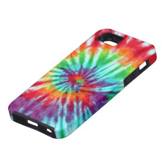 Green Spiral Tie-Dye Casemate iPhone 5 iPhone 5 Covers