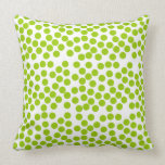 Green spots  Pillow, cushion