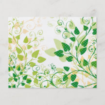 Green Spring Leafs Full Color Flyer