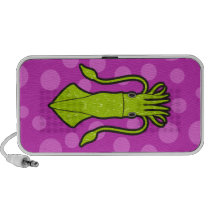 Green Squid Portable Speakers