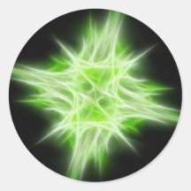 Green Star 1 Stickers