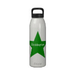 Green Star Liberty Bottle Just Add Name Reusable Water Bottle