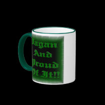 Green Star Pentagram mugs