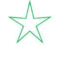 Green Star T Shirt by jumpsoverthemoon Green Star T Shirt