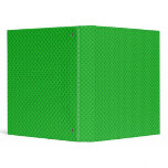 Green Stars Vinyl Binders