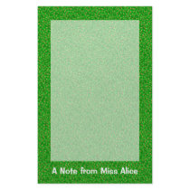 Green Stationery