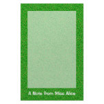 Green Stationery