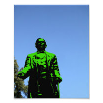 Green Statue Photographic Print