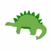 Green Stegosaurus sculpture photo sculptures