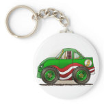 Green Stock Car Key Chains