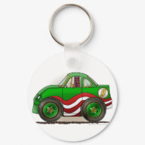 Green Stock Car Key Chains keychains