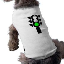 Green Stoplight Dog Shirt
