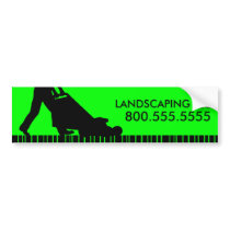 green streak landscaping llc bumper stickers