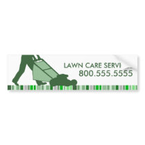 green streak lawn care services bumper stickers