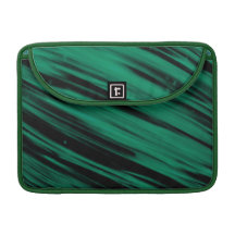 Green Streaks MacBook Pro Sleeves