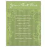 Green Striped Swirled Flyer 2