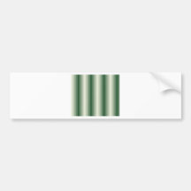 Green Stripes Bumper Stickers