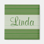 green stripes name refrigerator magnet
