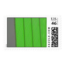 green stripes postage
