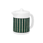 Green stripes upholstery fabric