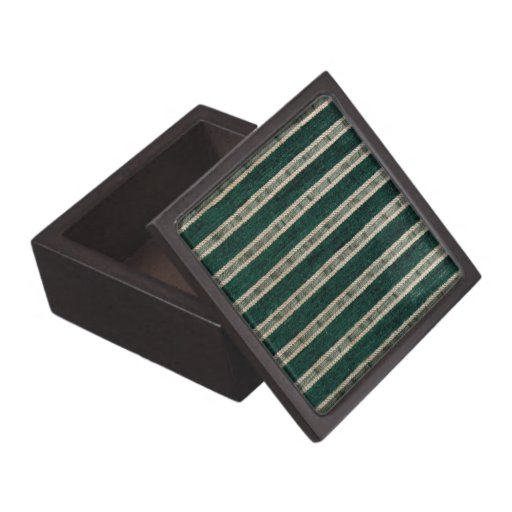 Green stripes upholstery fabric premium gift boxes