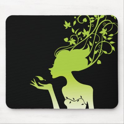 green sugar mouse pad by IDTHIEF