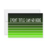 green swatch custom invites