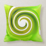 Green Swirl American MoJo Pillows pillows