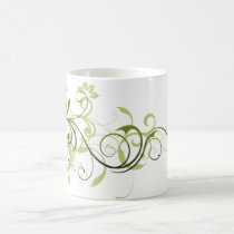 Green Swirl mugs