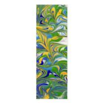 Green Swirls Profile Card or bookmark business cards by jan4insight Green Swirls Profile Card or bookmark business cards