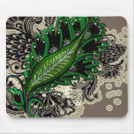 Green Tapestry Mouse Mats