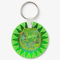 Green Tara Keychain