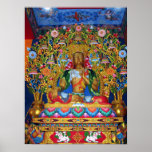 Green Tara Statue Print