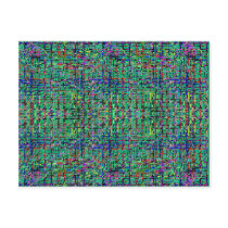 Green Tartan postcards