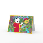 Green Tea Greeting Card