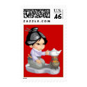 Green Tea stamp