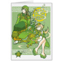 Green Tea Under the Jade Sky card card