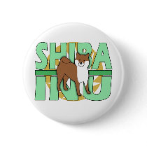 Green Text Shiba Inu buttons