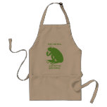 Green thinking apron