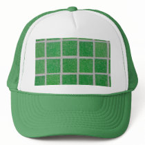 green tiles hats