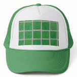 green tiles hats