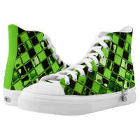 Green Tiles Printed Shoes