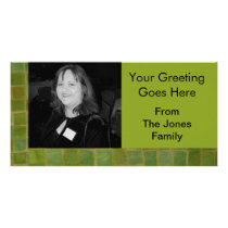 green tiles photo cards by DonnaGrayson green tiles photo cards