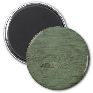 Green Tinted wood grain background magnet