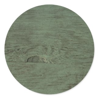 Green Tinted wood grain background sticker