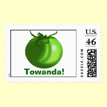 Green Tomato, Towanda! stamps