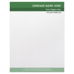 Green Tones Letterhead Template