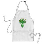 Green Tractor Bouquet Apron